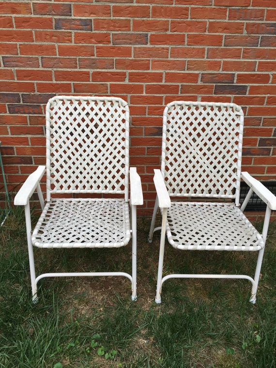 folding lawn chairs webbed aluminum