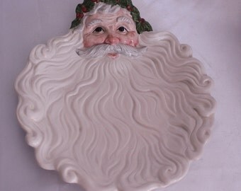 Beautiful Fritz and Floyd Santa Plate 1993