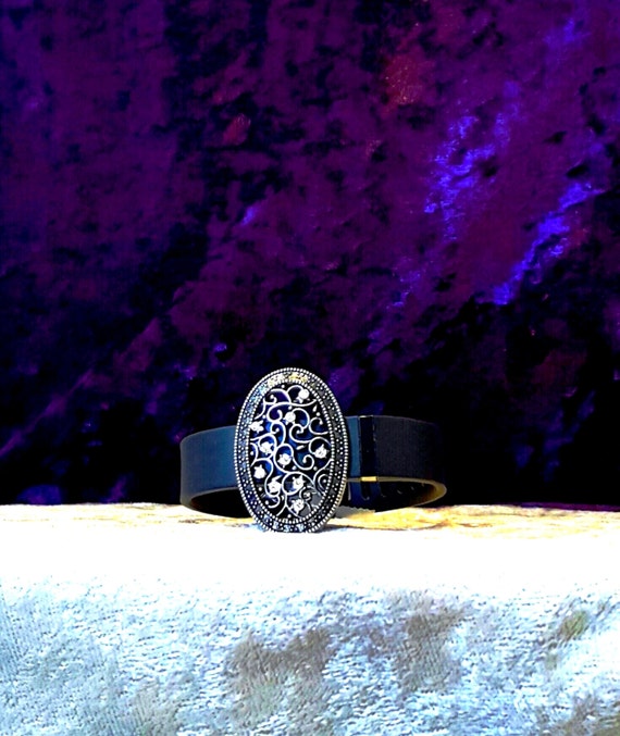 Items similar to Fitness Tracker Gem Statement Piece Stunning Oval Fits