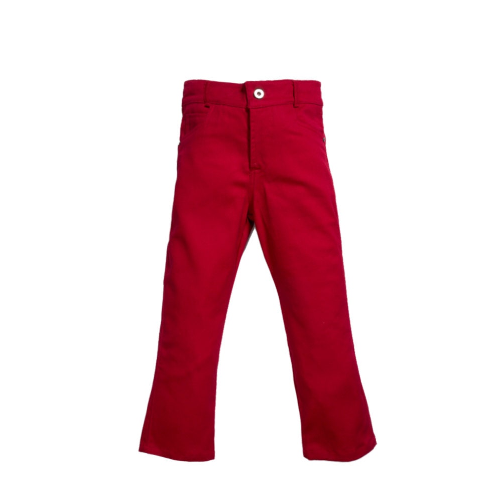 Toddler Boy Red Pant sizes 2T 4T and 6T