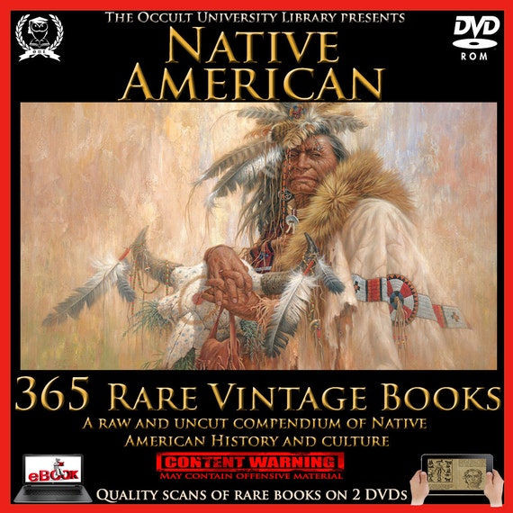 365 Rare Vintage Native American books on DVD Indian Apache