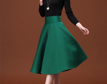 Emerald maxi skirt | Etsy