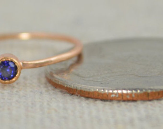 Grab 5 14k Rose Gold Filled Infinity Ring, Rose Gold Filled Ring , Stackable Rings, Mothers Ring, Birthstone, Rose Gold, Rose Gold Knot Ring