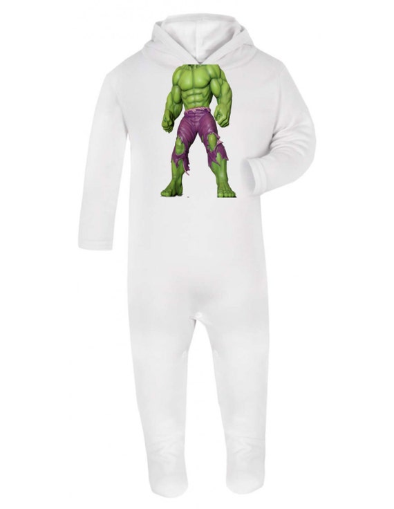 The Incredible Hulk baby Hooded Rompersuit vest by universalwear