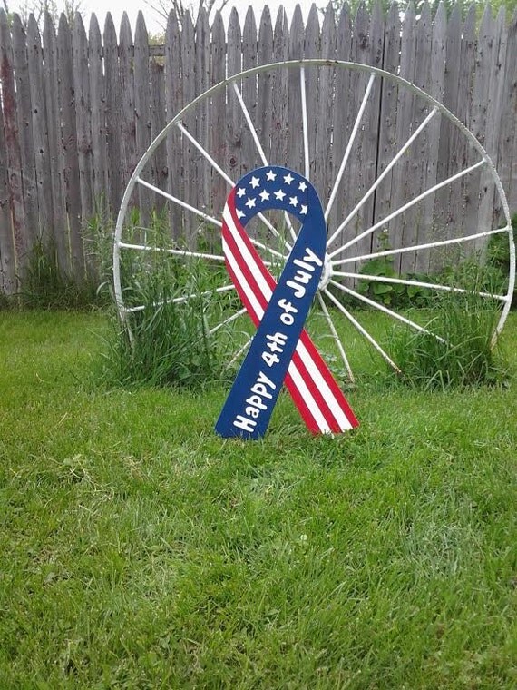 4th of July Decoration Patriotic Decor USA Decor Wood Yard