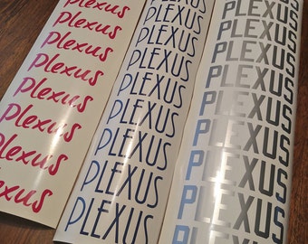 Plexus Decal Sticker Sets of 10 (2") 73761AO