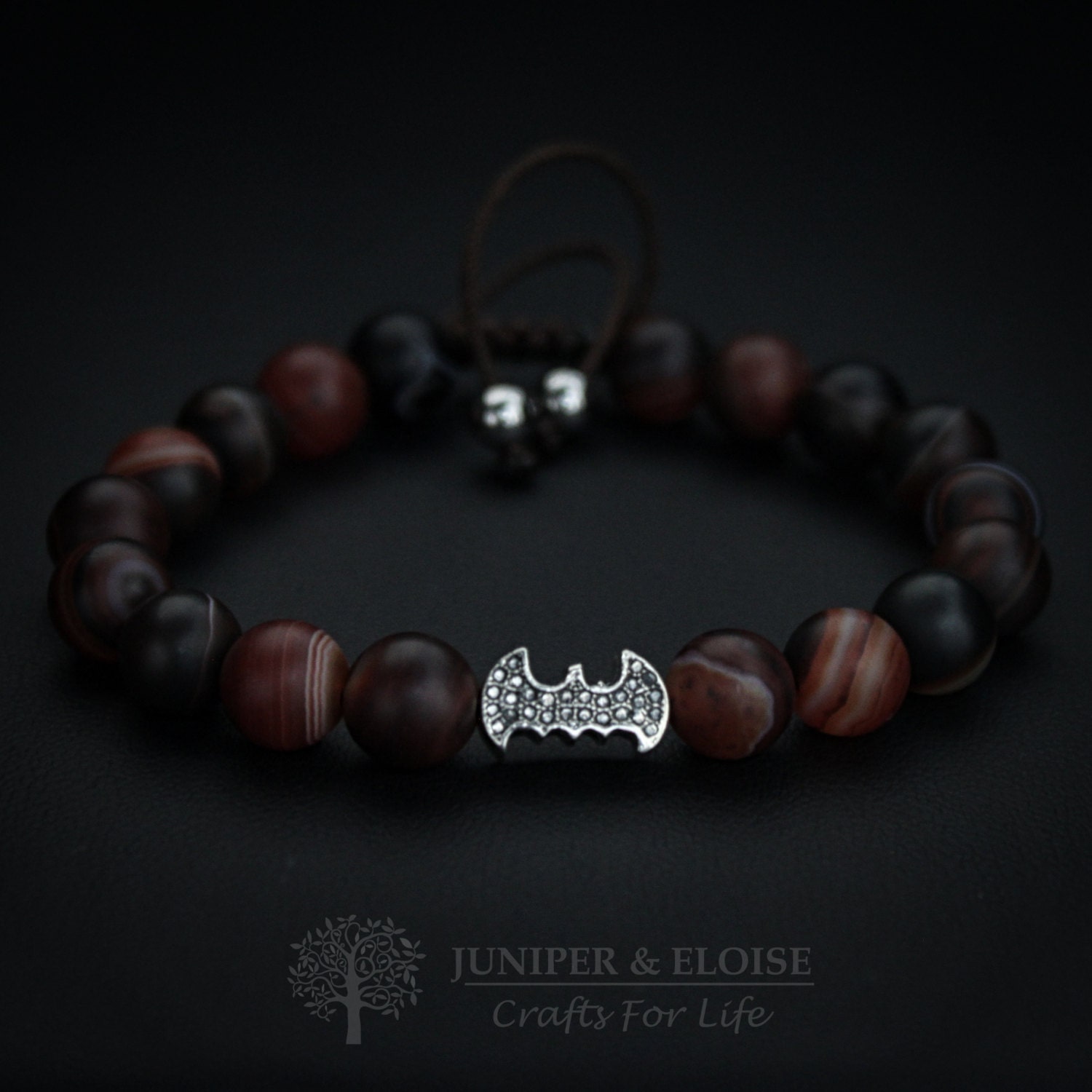 Batman Bracelet Mens Bracelet Batman Sign Superhero