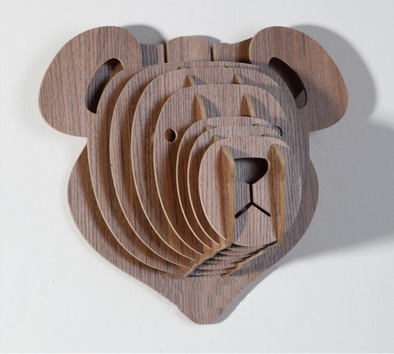 bear head wall mount nursery