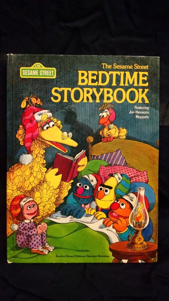 Sesame Street: Bedtime Storybook 1978 hardcover Jim Henson