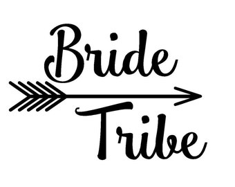 Download bride tribe iron on - Etsy