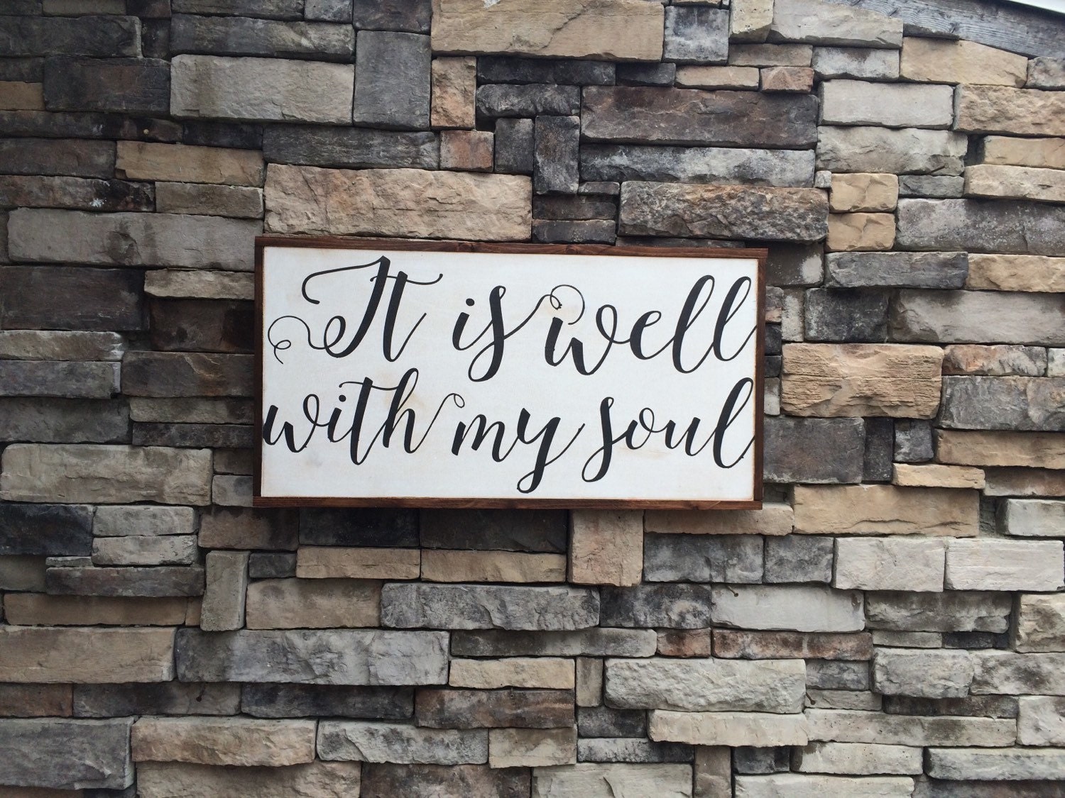 It is well with my soul lyrics sign bible verse anchor