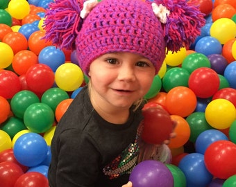 Abby Cadabby Hat Abby Cadabby Wig Costume with pom poms Any size or color Sesame Street Abby Cadabby inspired