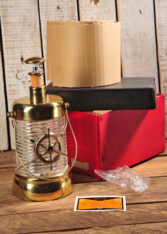 vintage musical whiskey decanter