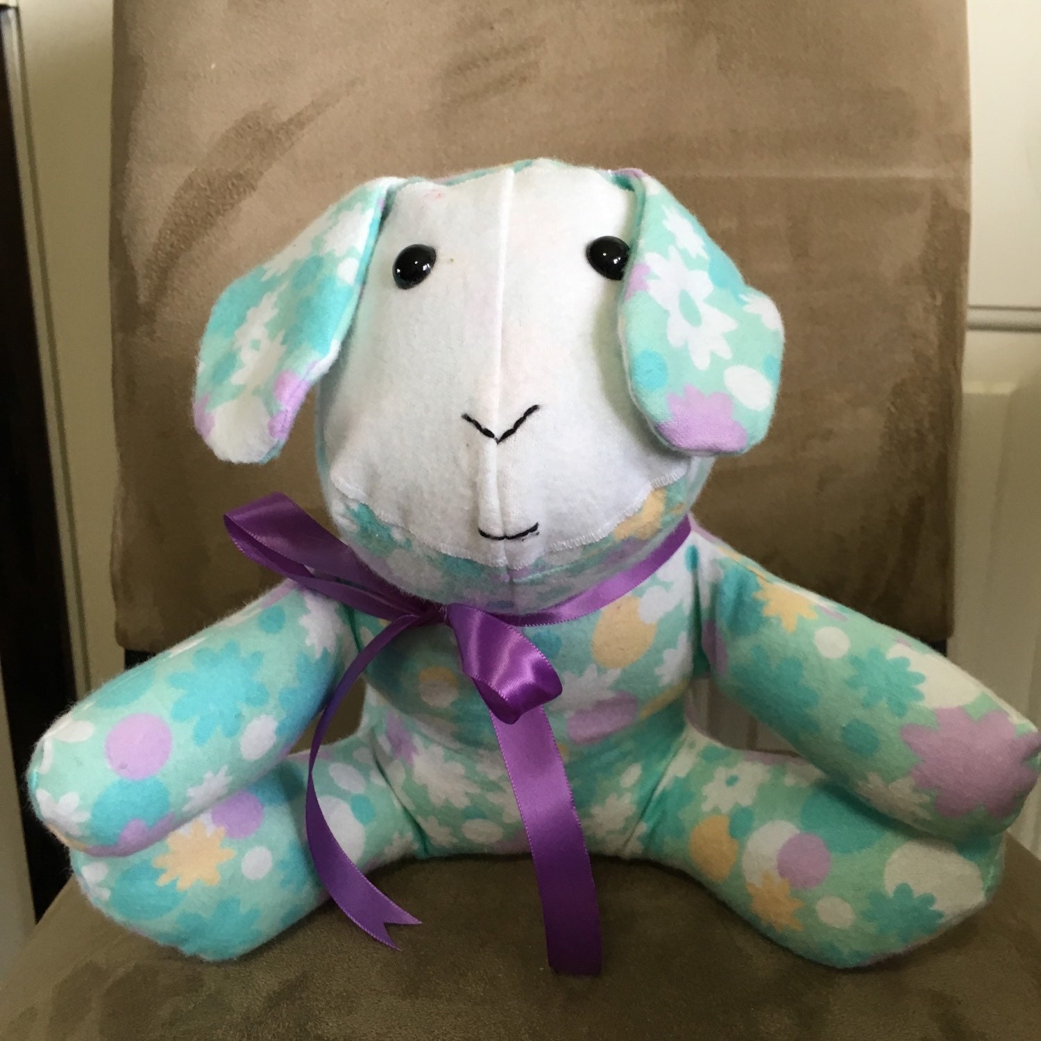 plush easter lamb