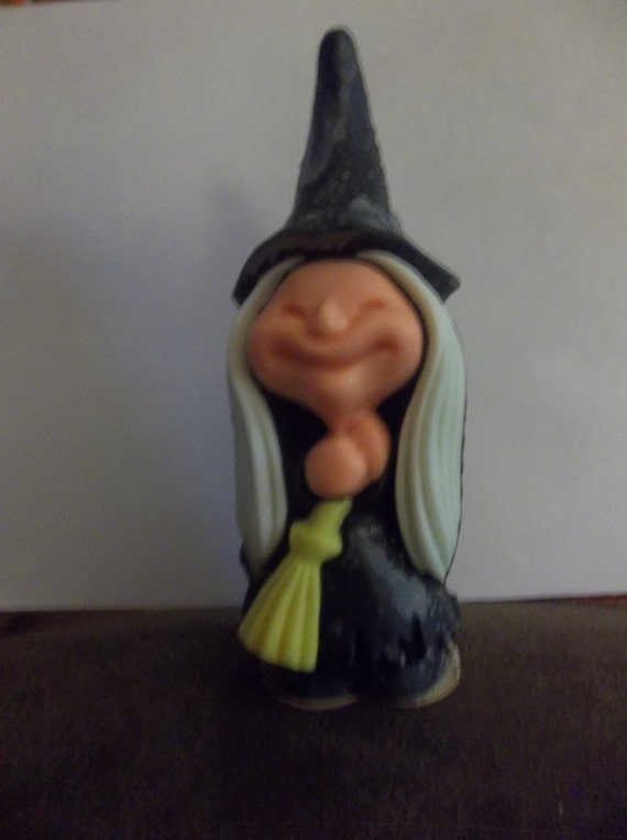 Vintage 6" Witch Decorative Air Freshener 1981 Halloween Decorative Collectible Halloween