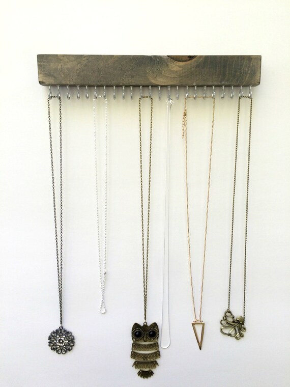 Necklace Holder Wall Mount Jewelry Organizer