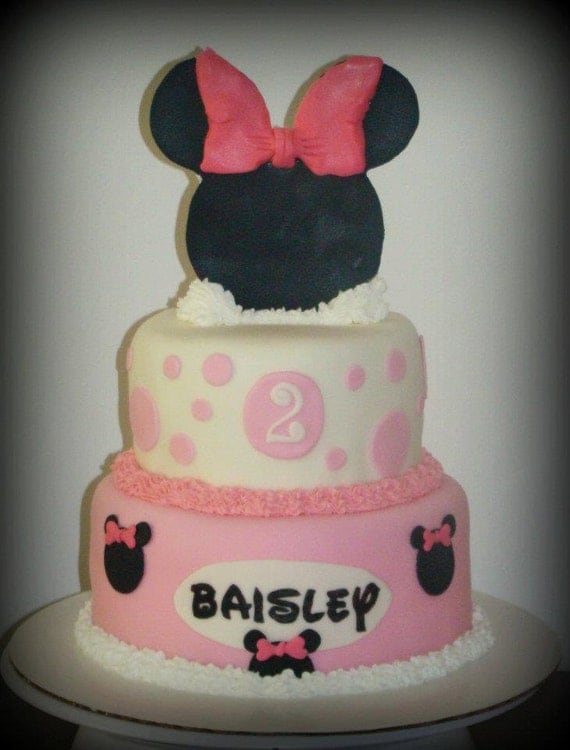 Minnie Mouse Cake Decorating Kit Edible