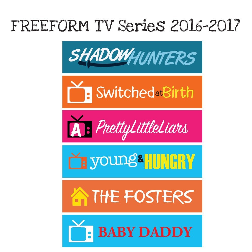 Freeform TV Series 20162017 Schedule Sticker by