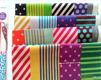 ECHINO-NICO Fall 2012 by Etsuko Furuya - Kika Stripe EF603, 1 yard - choose a color