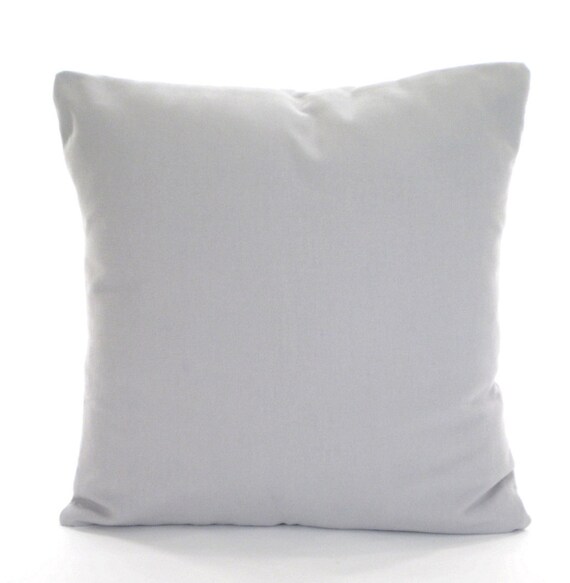 Solid Gray Pillow Covers Decorative Throw Pillow Cushion