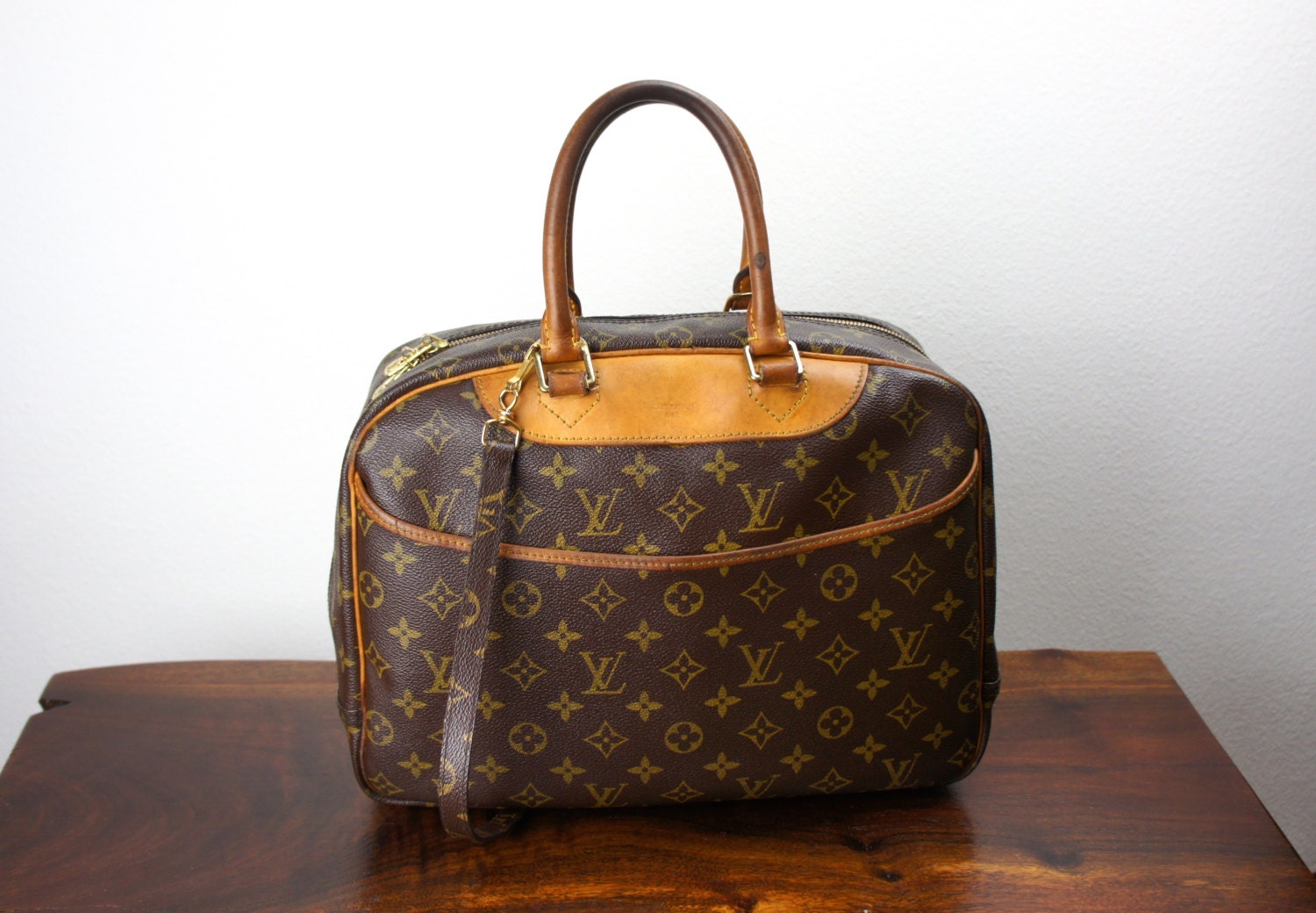 Vintage Louis Vuitton Deauville Travel Duffle Bag Carryon