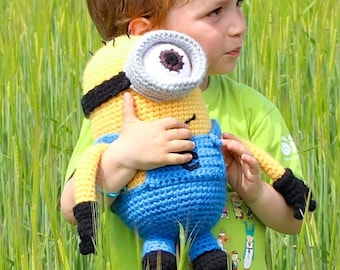 Crochet pattern - Minion by Tremendu - amigurumi crochet toy, PDF digital pattern