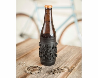 Bike Tyre Beer Holder - Bicycle Tire Beer Holder - Mountain Bike Gift - Cyclist Gift - Bike Beer, Bike Gift