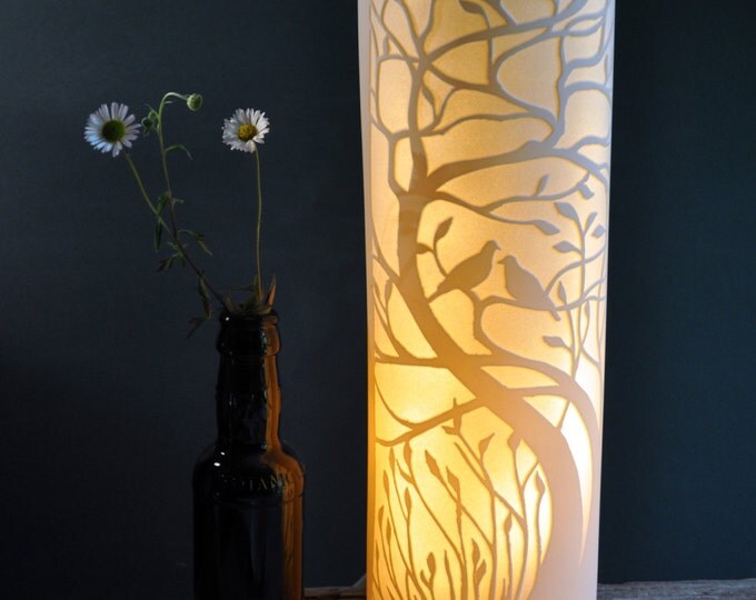 DovesTree Porcelain Lamp