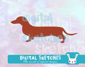 Dachshund cricut | Etsy