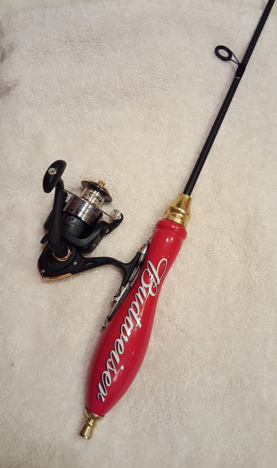 Budweiser Beer Tap Fishing Pole