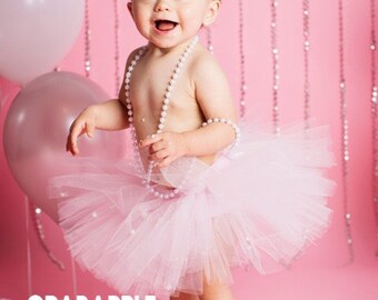 Light Pink Tutu, Pale pink tutu, Very Light pink tutu, Pink, Preemie, Newborn to 10/12 girls, Baby Tutu, Birthday tutu, Sweet Petite Tutu