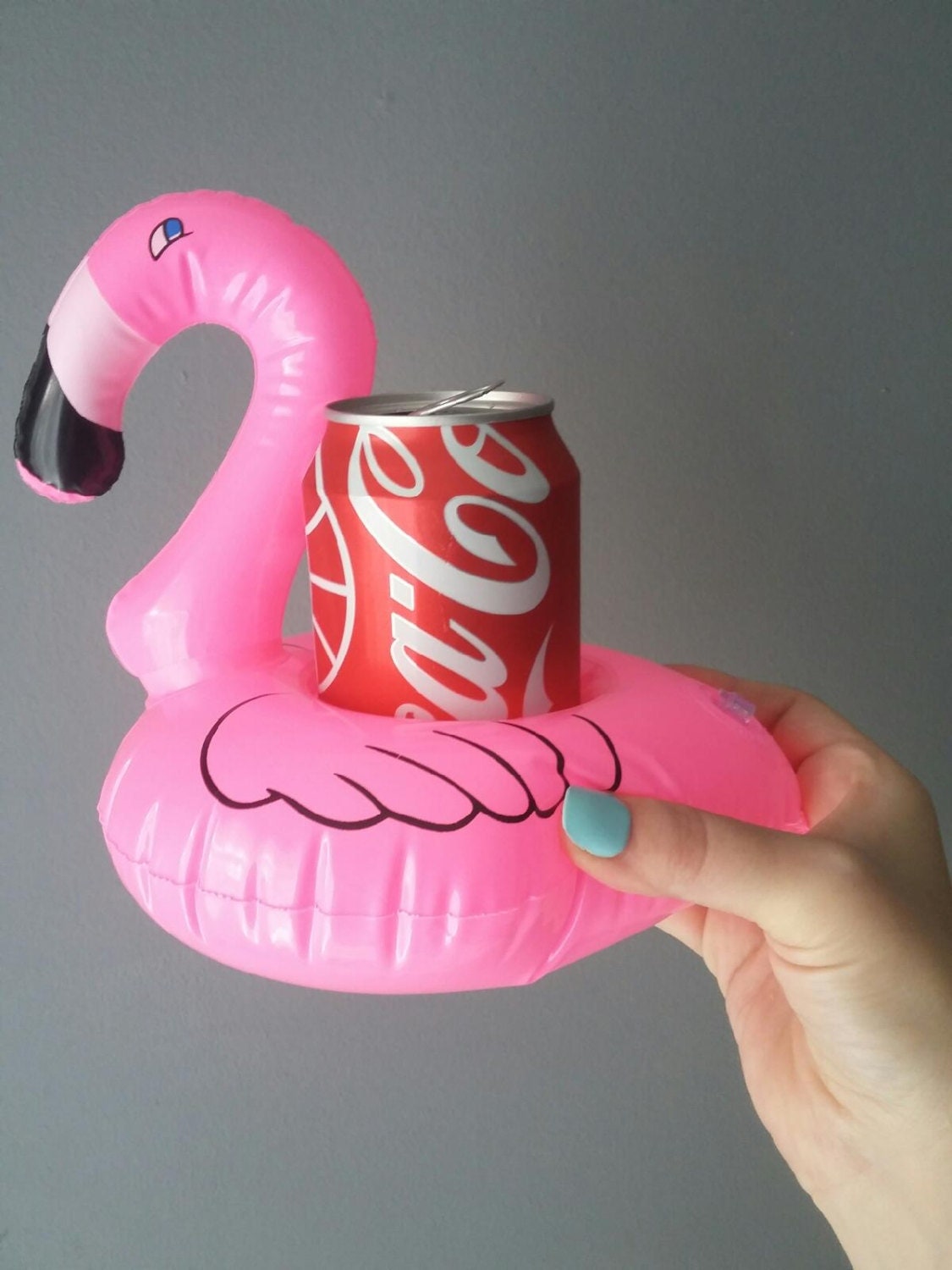pink flamingo drink holder