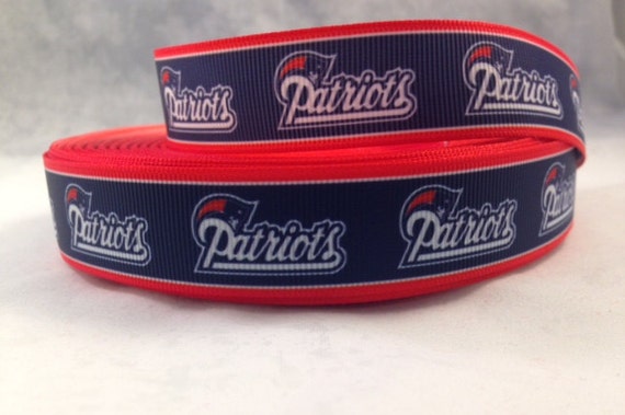 New England Patriots Ribbon Football Ribbon 7/8