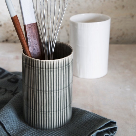 Ceramic Utensil Holder Ceramic Kitchen By 1220CeramicsStudio   Il 570xN.864069361 Lz9v 