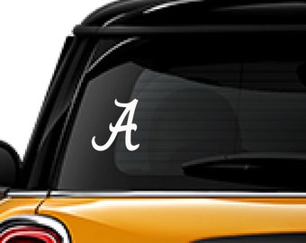 University of Alabama decal, FREE SHIPPING, vinyl decal, dorm room decal, home decor decal, college decal