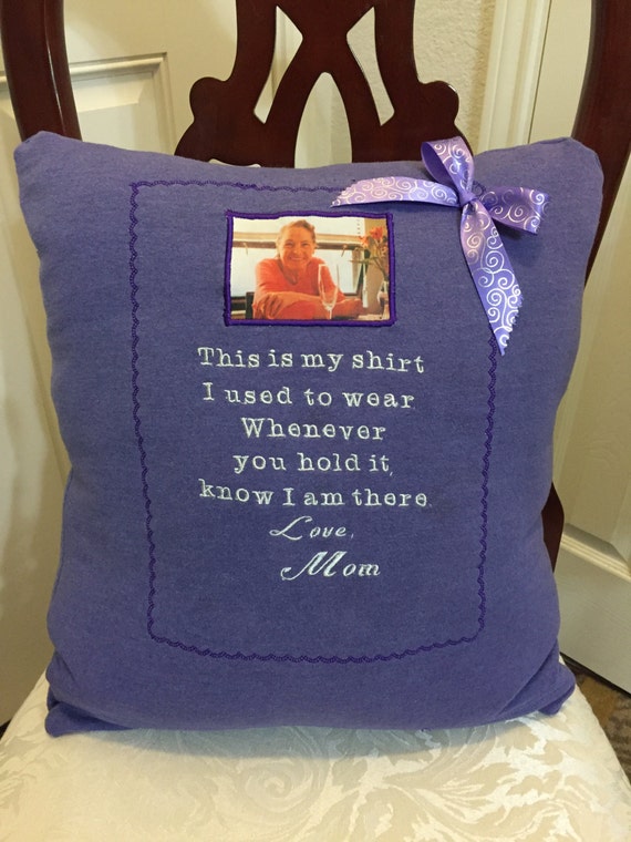 Memory Pillow Lost loved one Father Brother Mother Sister