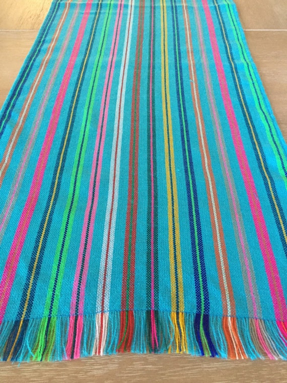 Mexican table runner reversible placemats napkins or by MesaChic