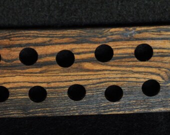 1- hand made floss /thread palettes made from exotic bocote wood