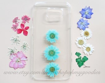 Pressed Flower Samsung Galaxy S4 Case, Real Flower Samsung Galaxy S5 Case, Handmade Natural Flower iPhone 5 Case Dried Flower iPhone 5s Case