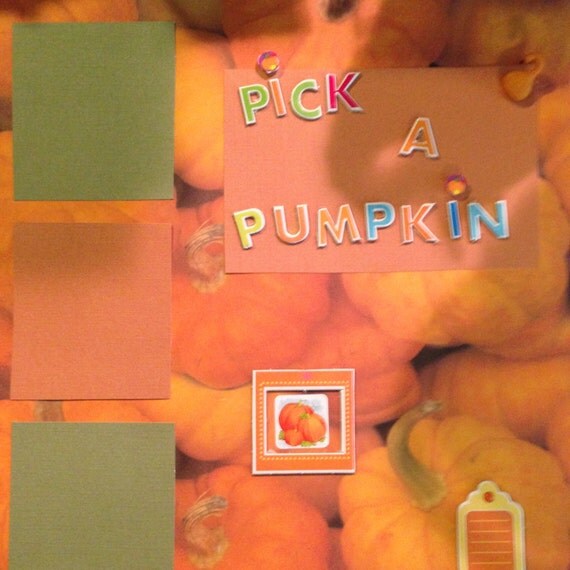 Scrapbooking:Pumpkin Patch