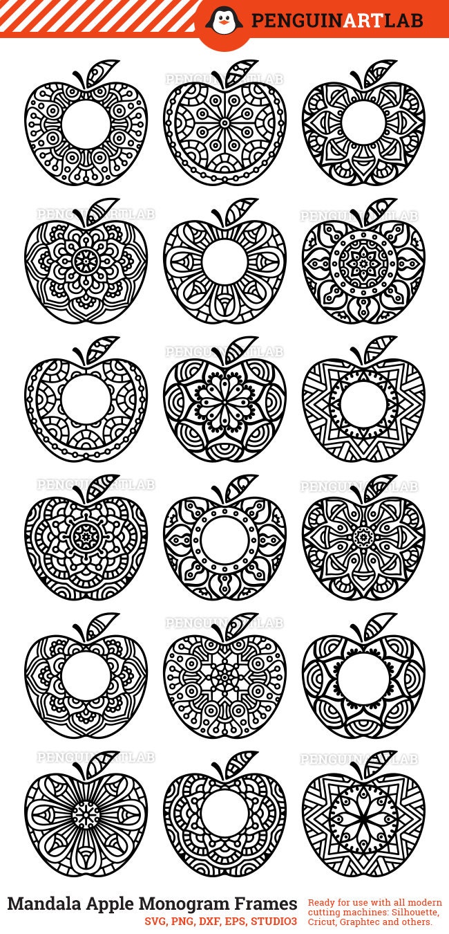 Download Apple Mandala Svg Free For Cricut - Free Layered SVG Files