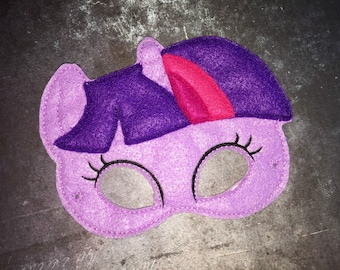 Twilight Sparkle Pony Mask (costume accessory, dress up, imaginative play, cosplay)