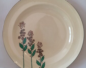 Leigh Ware dinner plates Set of six Wildflower pattern