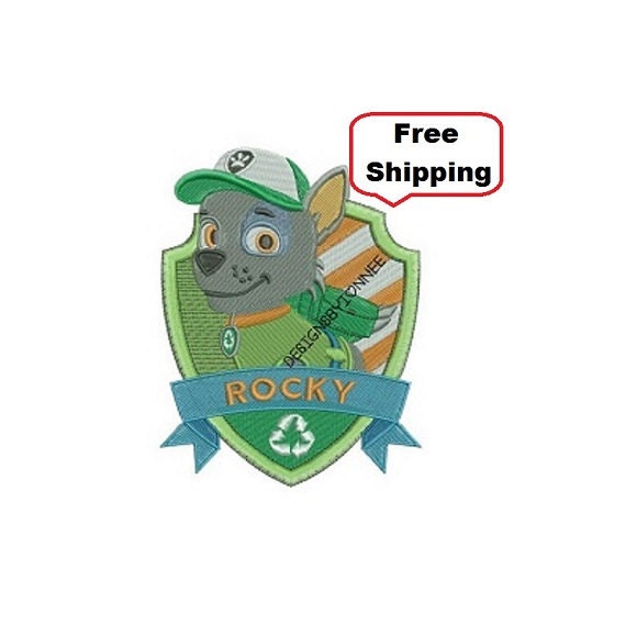 rocky paw patrol emblem