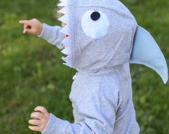 Shark hoodie | Etsy