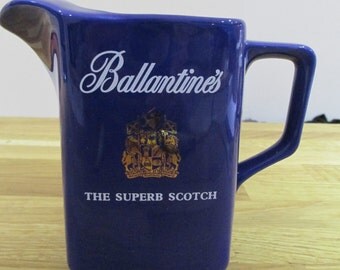 Ballantines jug, scotch whiskey jug , seton pottery. ref 2