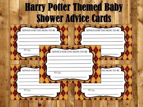 Harry Potter Baby Shower Free Printables