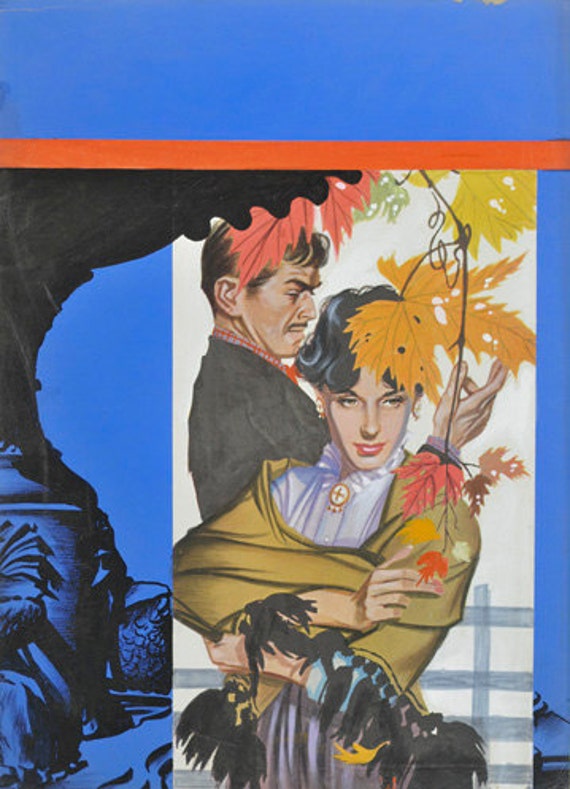 Vintage Mexican Romance Novel Original Cover Art