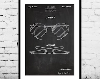 Eyeglasses Patent, Eyeglasses Poster, Eyeglasses Print, Eyeglasses Art, Eyeglasses Decor, Eyeglasses Blueprint