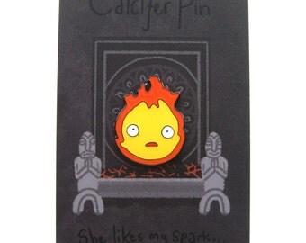 PREORDER LISTING - Studio Ghibli Pin Calcifer Pin